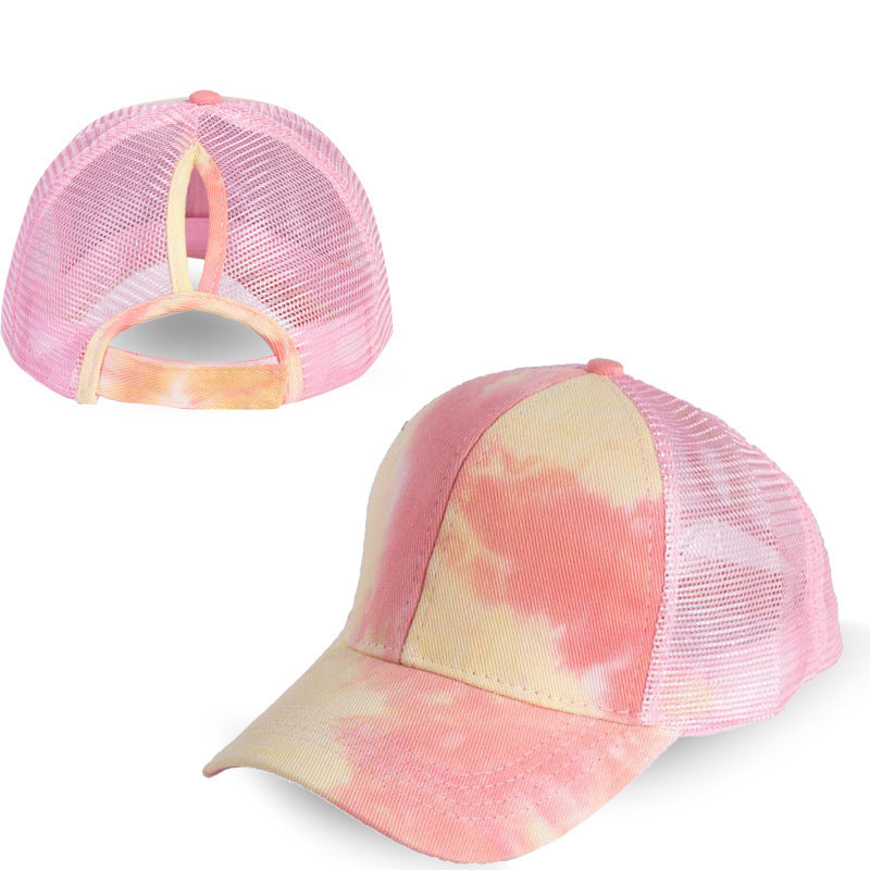 Wholesale Tie-Dye Ponytail Baseball Cap